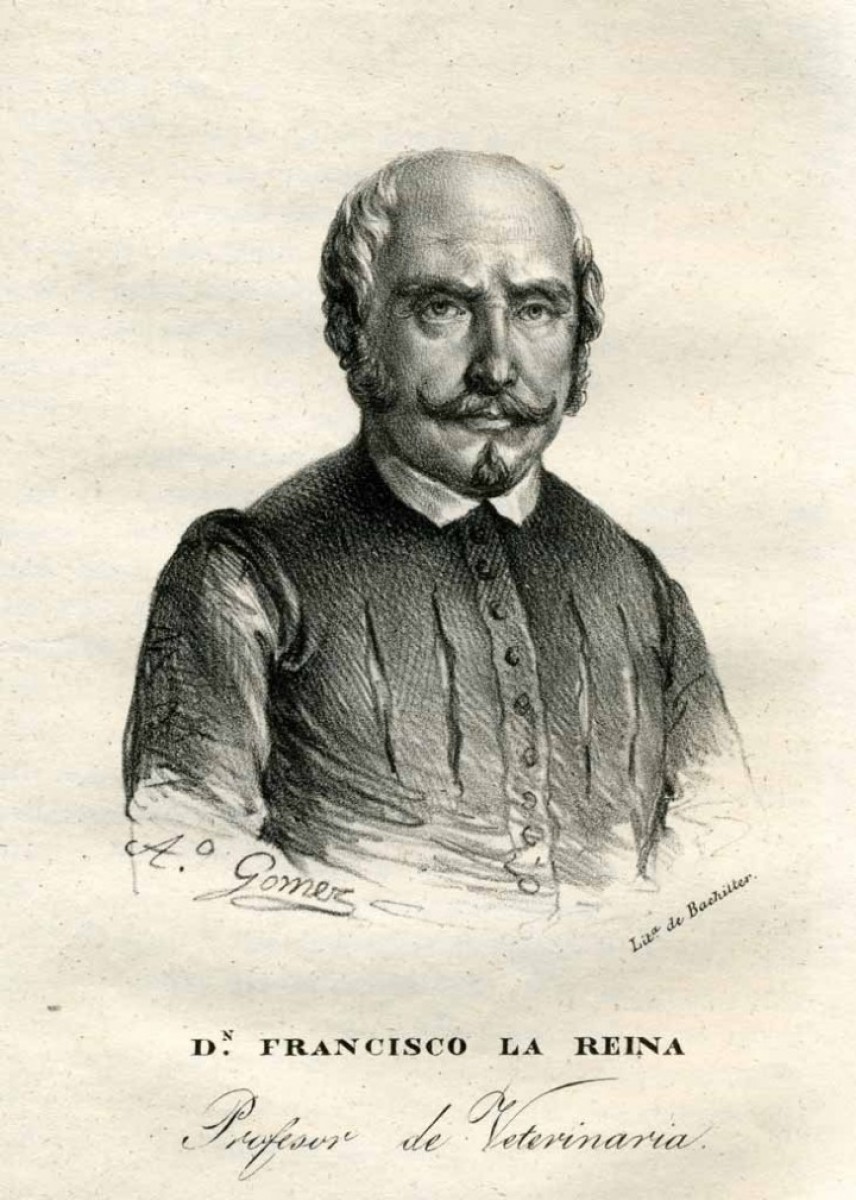 El albéitar zamorano Francisco de la Reyna. (Imagen: Asociación Española de Historia de la Veterinaria)