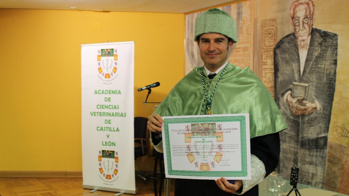 Juan Manuel Lomillos Pérez, nuevo integrante de la Academia de Ciencias Veterinarias de Castilla y León.