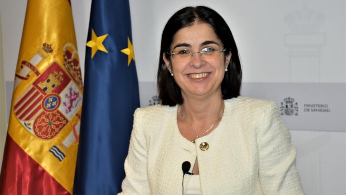 Carolina Darias, ministra de Sanidad (imagen: Ministerio de Sanidad).