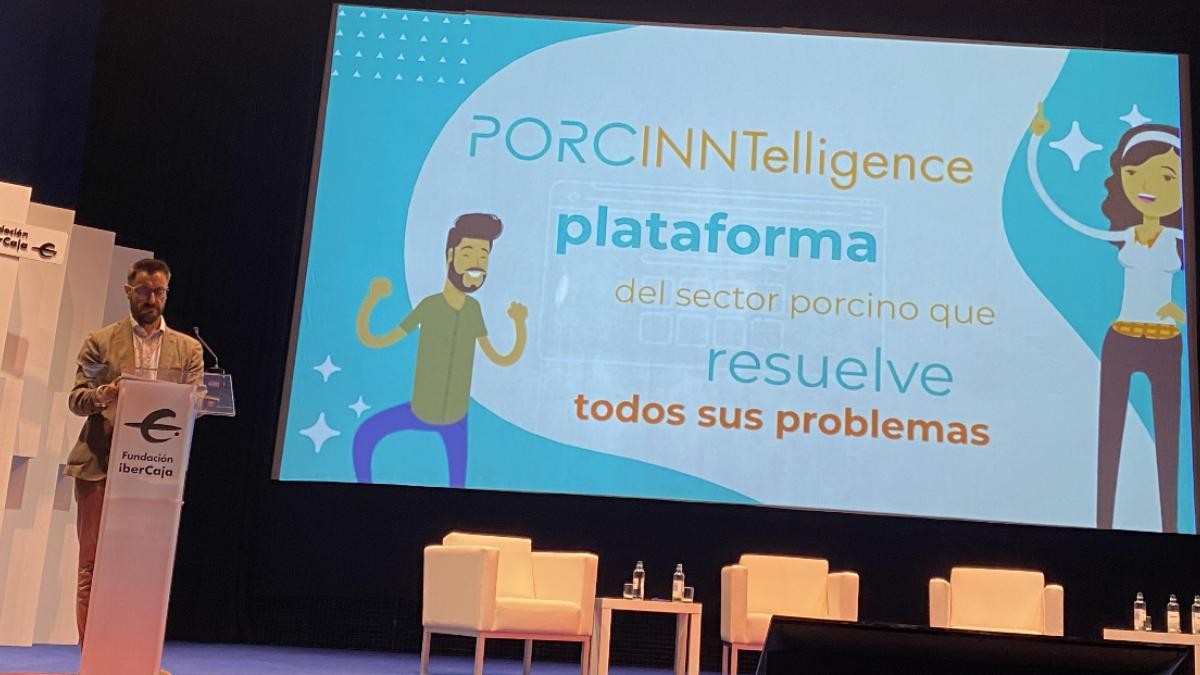 La presentación de la herramienta PORCINNTelligence, el DemoDay 2022 celebrado por Porcinnova el 29 de junio.