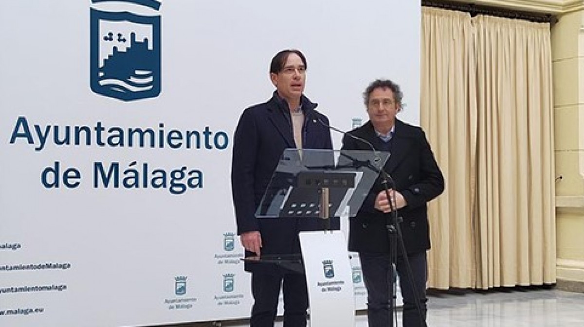 Juan Antonio de Luque Ibáñez y Francisco Manuel Cantos Recalde. Fuente: Colegio de Veterinarios de Málaga.