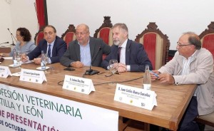 Una imagen de la presentación del Foro de la Profesión Veterinaria de Castilla y León, el pasado mes de octubre.