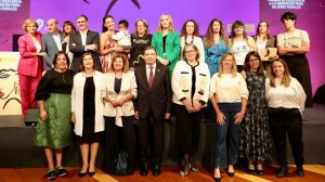 Imagen de las premiadas en la edición de 2022 en los Premios de Excelencia a la Innovación para Mujeres Rurales.
